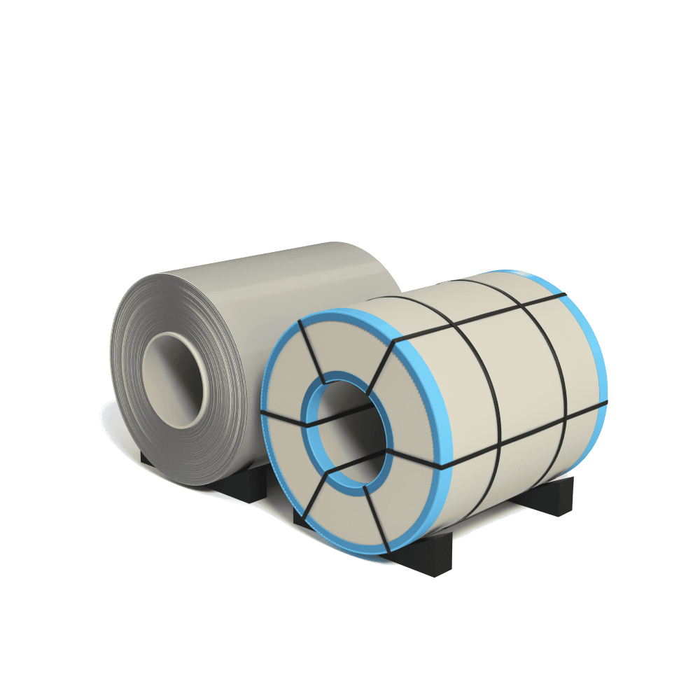 Рулон ГЦ полимер 0.45x1250 Zn140 RAL 9003 ММК