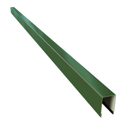 Планка заборная 0,45x23x10x16x2000 RAL8017 шоколадно-коричневый